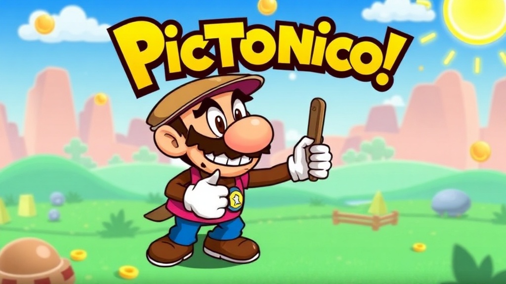 任天堂深夜“炸群”：新作《Pictonico!》下周突袭手机，这波操作比《瓦里奥制造》还魔性